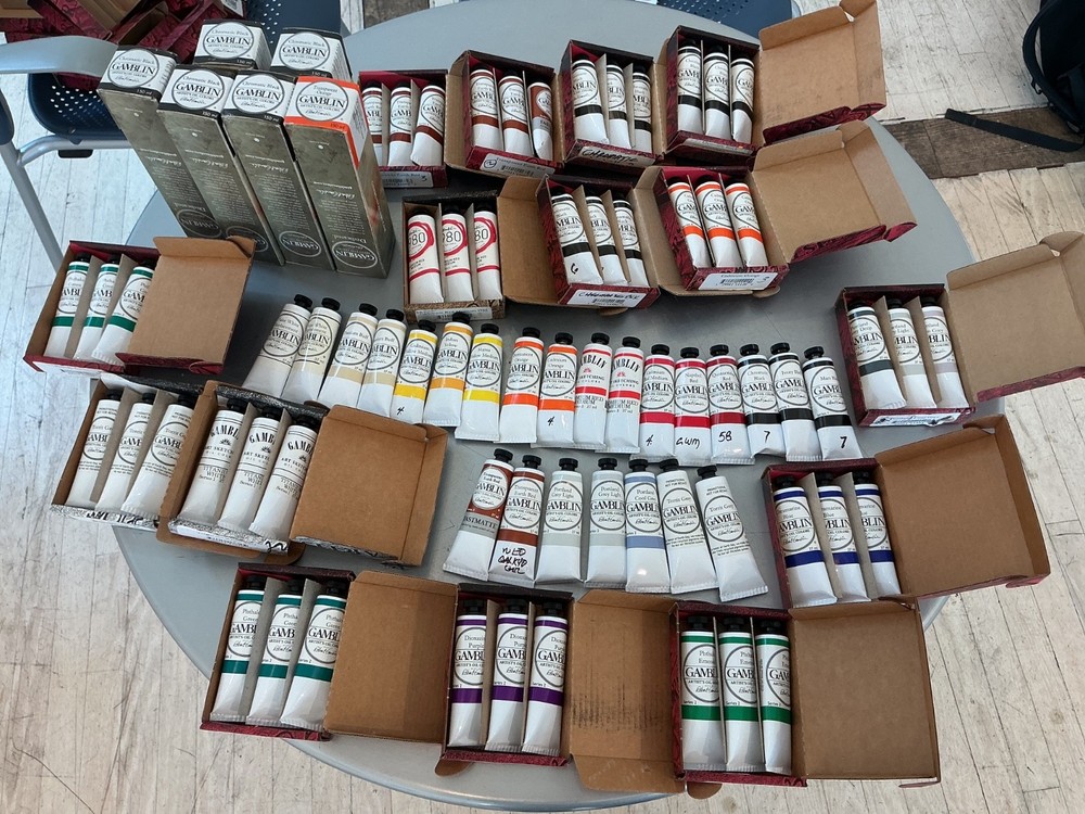 Gamblin Artists 1980 Oil Color Paint 37ml Lot Of 100