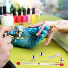 1 Set/10PCS Airbrush Needle and Nozzle Replacement Airbrush Repair Supply