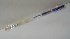 Brush, ROYAL, Soft-Grip # SG155- 8, bright, Dark Blue handle