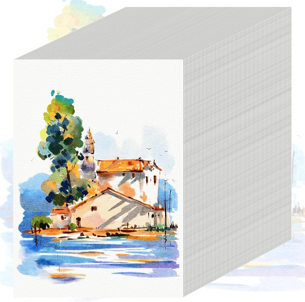 84 Sheets Watercolor Paper 5×7 Inch 110 LB 230 GSM Art Painting Pad Set