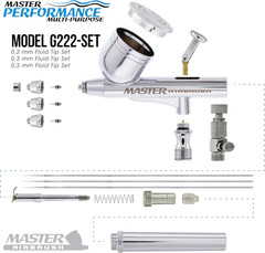 Cool Runner II Dual Fan Airbrush and Compressor Kit with Gravity Air Brush with