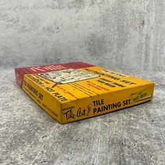 Original Tile Art Jr Painting Kit Set w/ original box Lee Art Co Yonkers NY