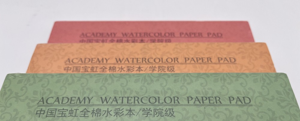 BAOHONG Academy Grade Watercolor Painting Paper, 100% Cotton, 300 G, 7*4.9 IN