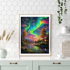 Landscape Paint by Numbers Kit for Adults – Aurora Adult Paint by Number Kits…