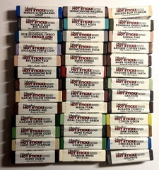 Lot of 39 – ENKAUSTIKOS – Encaustic Wax Paint Hot Sticks – Assorted Colors.