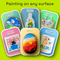 80 Acrylic Paint Markers Set (75 Colors + 5 Pro-Essentials): Ultra-Opaque, Fine