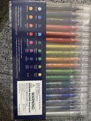 Professional Finenolo 18pcs Glitter gel ink pens Premium