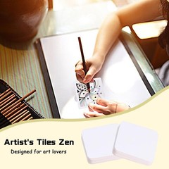 60 PCS Artist Square Blank Paper 4.5×4.5 Inch Drawing Sheets Heavyweight