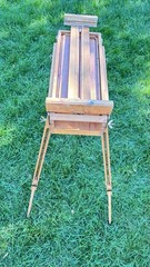 Mabef Italian Made French Style Field Easel Paint Box w/ Estate Provenance