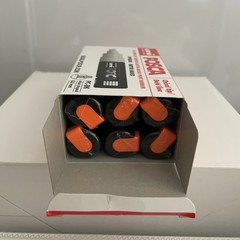 UNI POSCA PC-8K CHISEL SHAPPED TIP MARKER PEN- FLUORESCENT ORANGE (BOX OF 6)