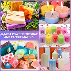 Mica Powder 144 Colors 10g Natural Pigment Epoxy Resin Soap Candle CHANGTIKEJI