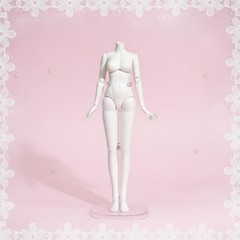 1/4 Scale Female BJD Body Polished Finish Articulated Doll Body for Photography