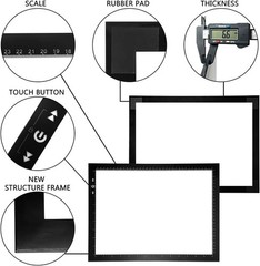 High Brightness B4/A3s LED Artist Light Box – Perfect for Tattoo & Sketching