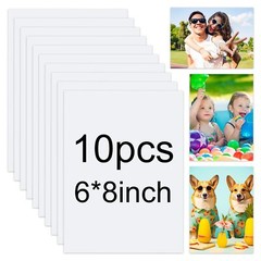 10 Pcs 6×8 Inch Aluminum Sublimation Blanks Metal Photo Blanks for Wedding