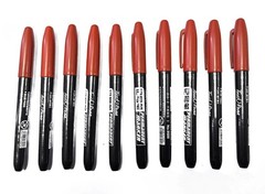 6pcs Permanent Marker Pen Set Waterproof Ink Sketch Drawing Markers – NEW
