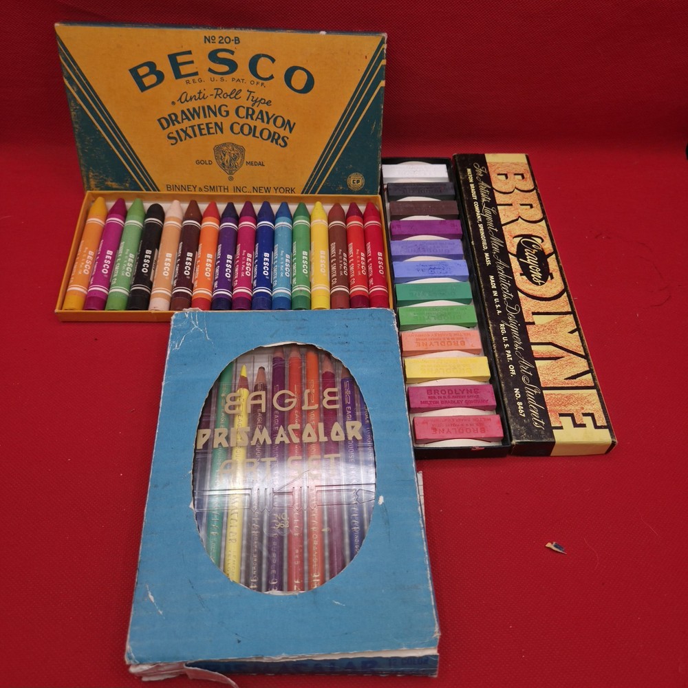 Vintage Professional Artist Crayon & Pencil Lot – Eagle Prismacolor,…