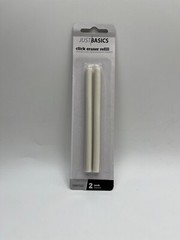 Just Basics 2 Pack Click Eraser Refill, Style OM97543