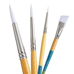 Princeton 9850SET-3 Round 0, 2, 6, and Angle Shader 3/4″, White