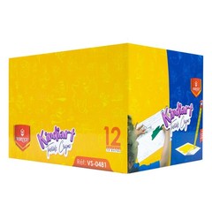 VERTEX Kindiart 12 Pcs Twistable Crayons Set Non-Toxic No Mess Color Sticks Kids