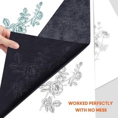 Carbon Paper for Tracing Graphite Transfer-Paper – PSLER 30 Pcs Black Graphite P