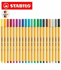 Stabilo Point 88 Fineliner 0.4mm 20 Color Set Wallet Fine Writing Draw Sketching