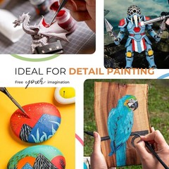 Ultimate 31PCS Paint Brush Set for Miniature Painting