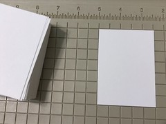 100 ACEO Cards ~ Blank 100 lb Bristol Smooth Paper ~ 2.5 x 3.5 White ~ Canson
