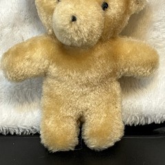 Vintage Sheaffer Eaton Textron Pens Bear Plush 4.5” Beige Teddy Stuffed Animal