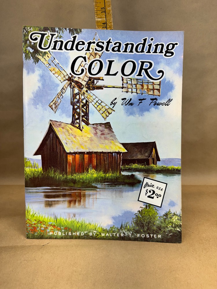 Vtg 70s Understanding Color by Powell #154 Foster Oversize how to paint Art Book