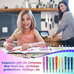 Versatile DIY Pen Kit – 50 Multicolor Ballpoint Pens