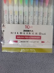 Zebra Pen Mildliner Double-Ended Creative Highlighter Set Assorted Colors 10pack
