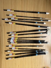 Princeton Aspen Long Handle Oil Paint Brushes – Lot Of 16 / Brand New
