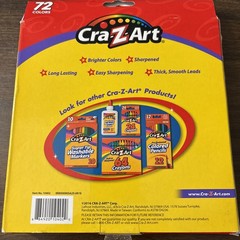 72 Cra-Z-Art Colored Pencils Bright Vivid &Classic Assorted Colors Crazy Art NEW