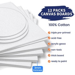 86-Piece Acrylic Painting Kit with Tabletop Easel, 48 Colors Acrylic Paint Se…