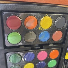 Classic Art Studio Artists Kit with Case And Colored Pencils Crayons Watercolors