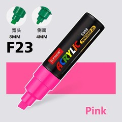 Acrylic Marker Pens Large Capacity 8mm 15mm Wide Line 15 Colors Poster Drawing