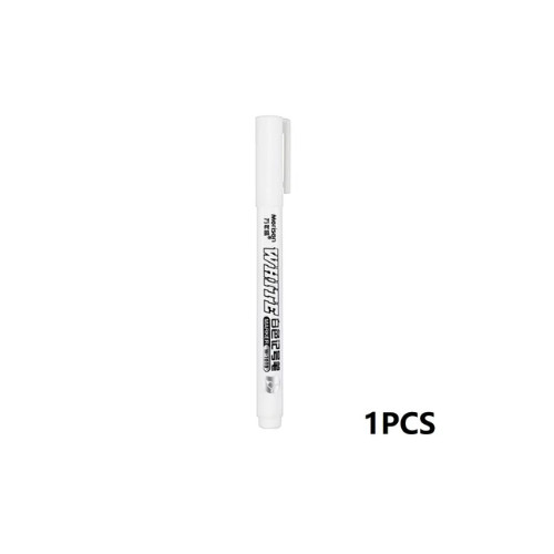 1/2/3 pcs White Waterproof Permanent Paint Marker Pens for Metal Wood Fabric