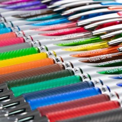 Retractable Gel Pens, 0.7mm Stainless Steel Tip, Red Ink – Pack of 12