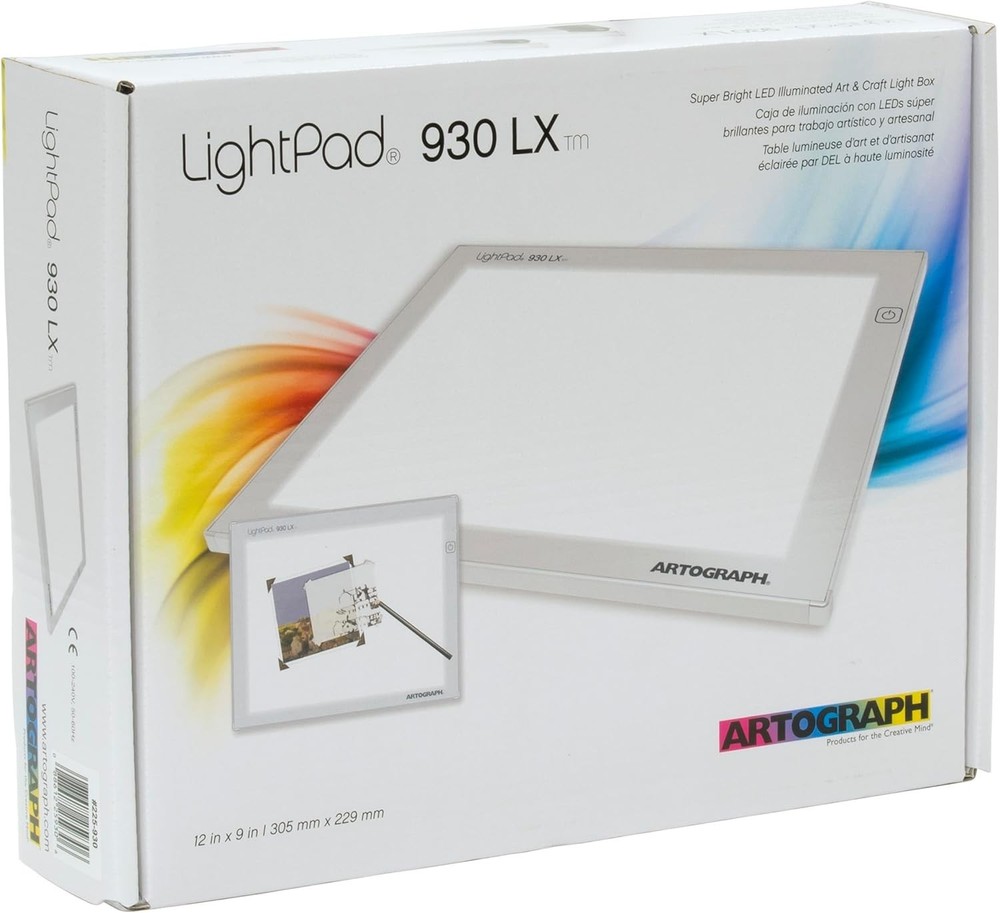 Artograph LED Light Box 12 x 9 Dimmable Drawing & Tracing Pad LightPad 930 LX