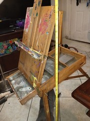 Jullian Paris Wooden French Sketch Box Easel Portable Artist Field Easel Tripod