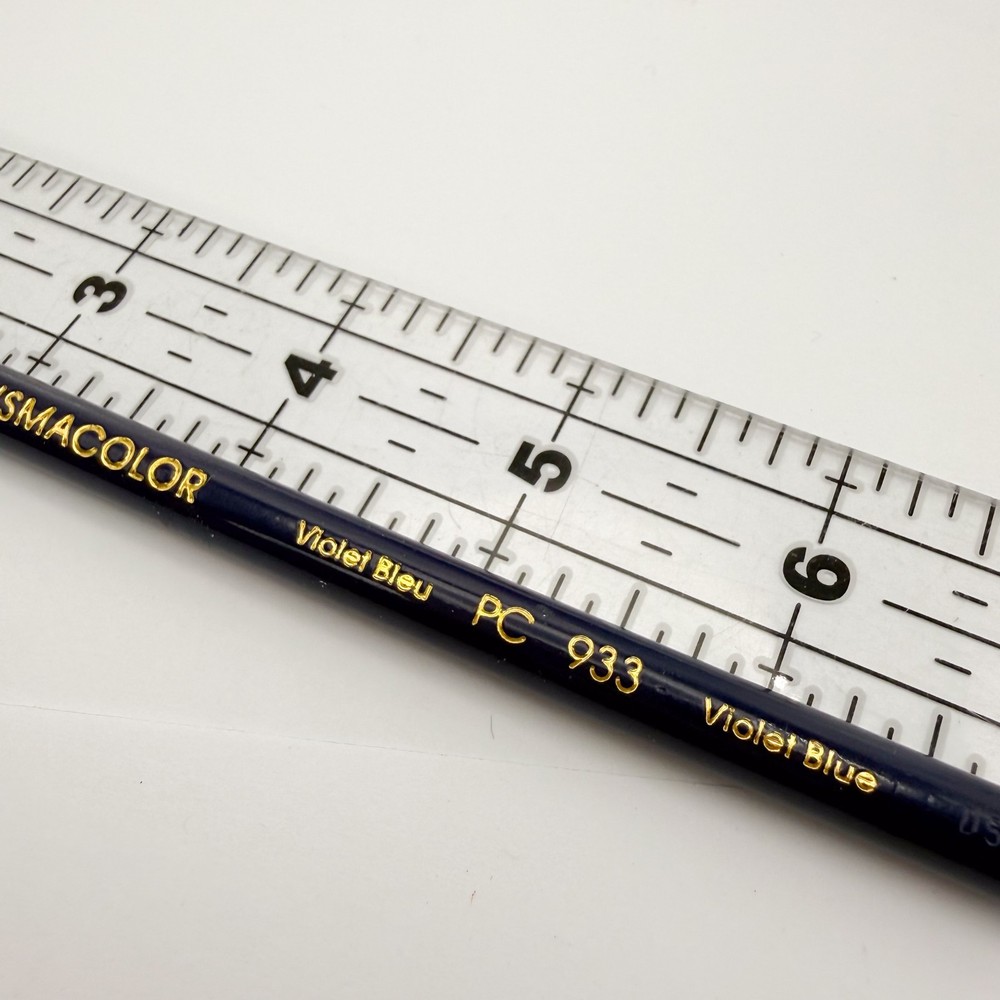 Berol Prismacolor Thick Lead Art Pencil~Violet Blue 933~6.5″ remaining