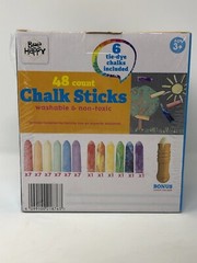48 Count CHALK STICKS w Bonus Holder by Bee Happy SEALED