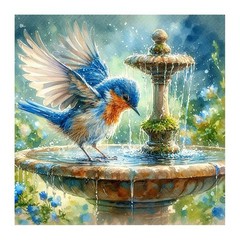 AMORARS Bird Diamond Art Kits for Adults – 5D Scenery Multicolour