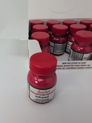 (12) 1 Oz Bottles Of Angelus Acrylic Leather Infared Paint New