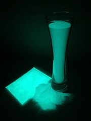 Glow in the Dark Pigment Powder 100g AQUA BLUE SuperGrade Strontium Aluminate