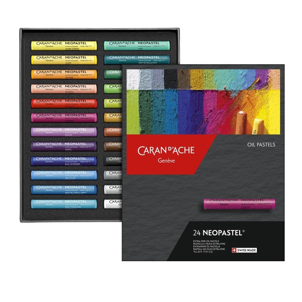 Neopastel Oil Pastels Set Of 24 (7400.324)