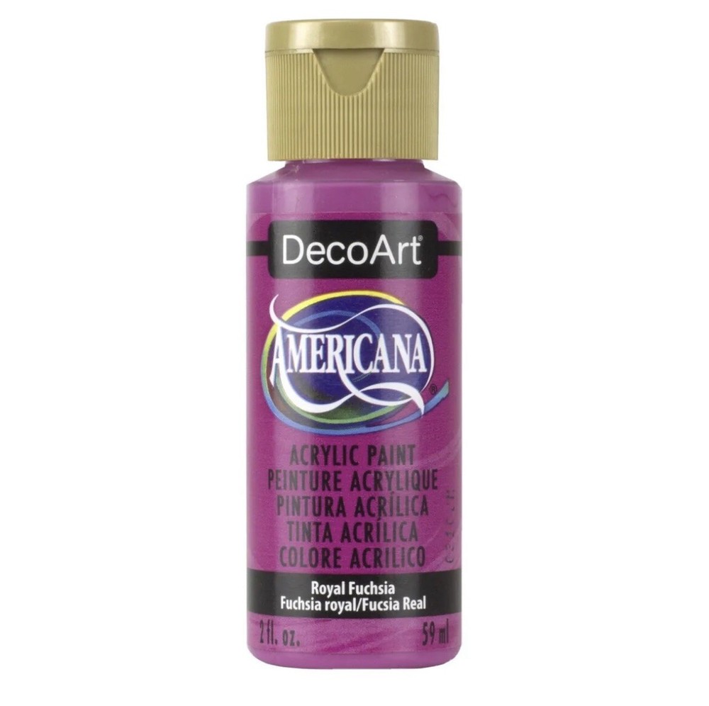 DecoArt Americana Acrylic Color 2oz Royal Fuchsia #DA151 New Great For Crafts