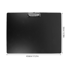 STOBOK 12.58 x 17.21 Clipboard Landscape, Extra Large Horizontal Clip Board f…