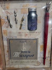 Aladine Calligraphy Ink & Pen Set in Box – Musique – Made in France ~ NEW