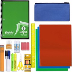 Back to School Supplies Kit 30 Piece for Girls Boys Kindergarten K-8
